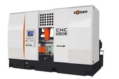 Cosen's La sega a nastro automatica ad alte prestazioni risparmia materiali, attrezzi e tempo, ed è adatta per il taglio di materiali difficili da tagliare.