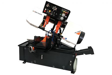 250 mm Metall schneidende automatische horizontale Scherenbandsäge - Automatische Produktionsbandsäge, die präzise und schnelle Schnitte innerhalb Ihres Budgets liefert - Cosen AH-250H