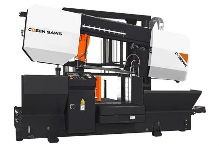 Macchina per segare a nastro automatica orizzontale a doppia colonna 780mm - Visualizzazione della macchina per segare a nastro automatica orizzontale a doppia colonna