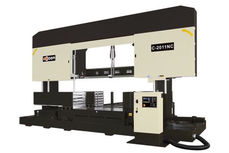 Macchine per segare a nastro pesanti per taglio rettilineo a doppia colonna 1100mm x 2000mm - Aspetto delle macchine per segare a nastro pesanti per taglio rettilineo