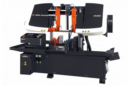 420mm Round Automatic Dual Column Type Band Saw - Display of 420mm Automatic Dual Column Type Band Saw