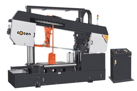 Segatrice a nastro pesante a doppia colonna semi-automatica - Visualizzazione Outlook della sega a nastro doppia colonna semi-automatica per servizio pesante