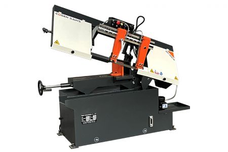 Mesin Gergaji Pita Tipe Gunting Horizontal Semi-otomatis Pemotongan Logam 250 x 370mm - Tampilan Mesin Gergaji Pita Tipe Gunting Horizontal Semi-otomatis Pemotongan Logam