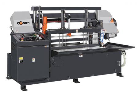 Segatrice a nastro semi-automatica orizzontale con griglia di taglio - Visualizzazione dell'aspetto della sega a nastro orizzontale semi-automatica