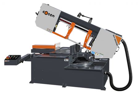 Gergaji pita double-mitering kepala putar semi-otomatis 250 x 520mm - Gergaji pita double-mitering kepala putar semi-otomatis 250 x 520 mm