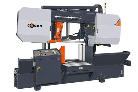 Seghe a taglio dritto a telaio inclinato semi-automatiche 550 x 780mm - Visualizzazione dell'Outlook delle seghe a taglio dritto a telaio inclinato semi-automatiche