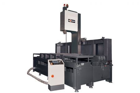 Máy cưa băng đứng với đầu di chuyển 1200mm x 600mm & khối - Máy cưa băng đứng với đầu di chuyển 1200mm x 600mm & khối