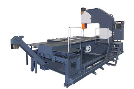 Máy cưa băng đầu di chuyển đứng 1300mm x 1600mm - Máy cưa băng đầu di chuyển đứng 1300mm x 1600mm