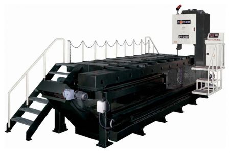 Máy cưa băng đứng đầu tấm & khối 500mm x 600mm - Máy cưa băng đứng đầu tấm & khối