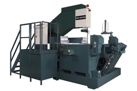 400mm x 1300mm 半自动横向锯弓移动立式板块材锯切带锯床 - 400mm x 1300mm半自动横向锯弓移动立式板块材锯切带锯床外观