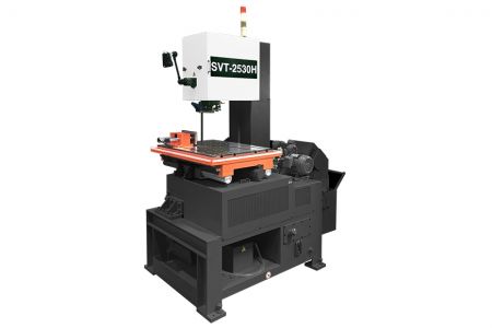 Máy cưa băng với bàn di chuyển đứng 250mm x 300mm và tấm & khối đứng - Máy cưa băng với bàn di chuyển đứng 250mm x 300mm và tấm & khối đứng