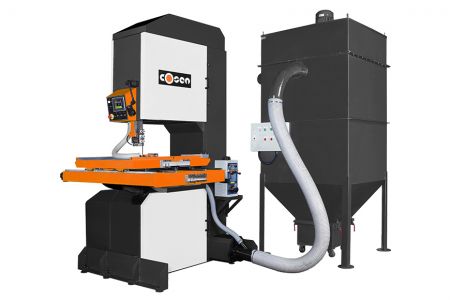 Máy cưa băng với bàn di chuyển thẳng đứng và tấm & khối 300mm x 750mm - Máy cưa băng với bàn di chuyển thẳng đứng và tấm & khối 300mm x 750mm